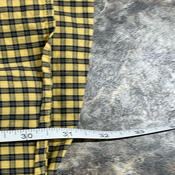 Tommy Hilfiger Men's Yellow Checkered Long Sleeve Dress Shirt XXL - Picture 6 of 6